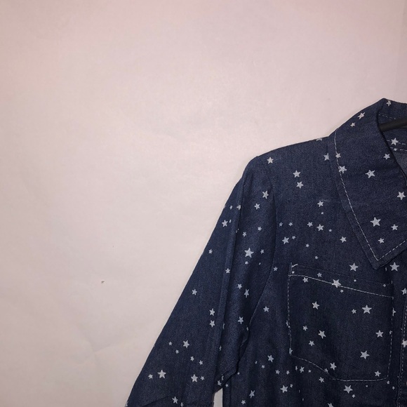 Stylish Jean-Like Top for Girls - Picture 2 of 7